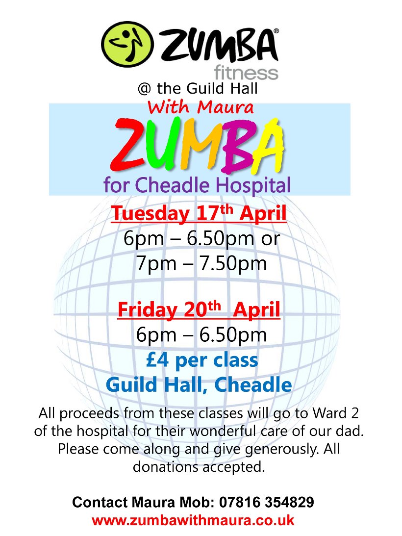 In aid of Cheadle Hospital Ward 2 - at The Guild Hall, Cheadle - Tuesday 17th and Friday 20th April 2012